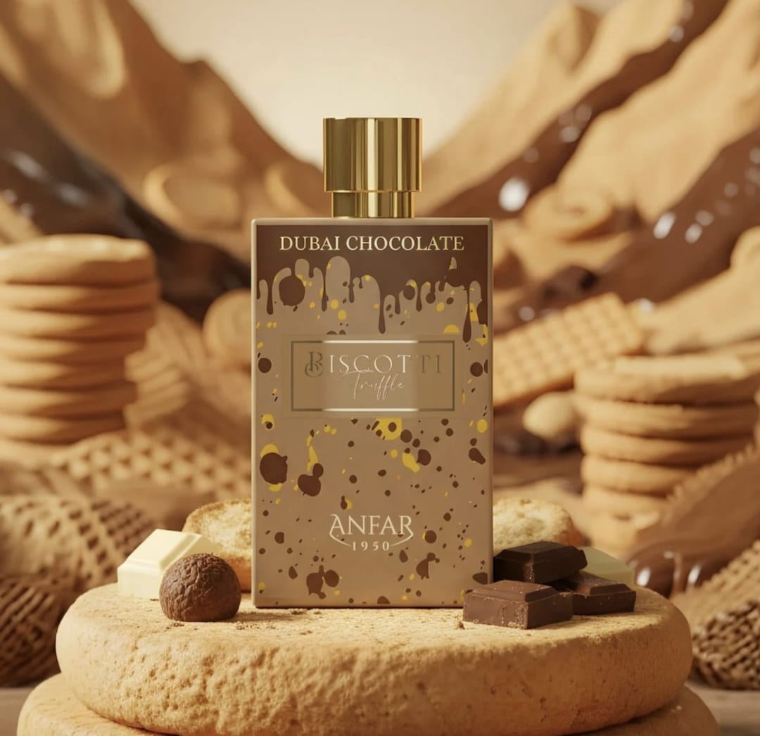 Anfar 1950 Dubai Chocolate - Biscotti Truffle - Extrait De Parfum - 80 ML - imagine 3