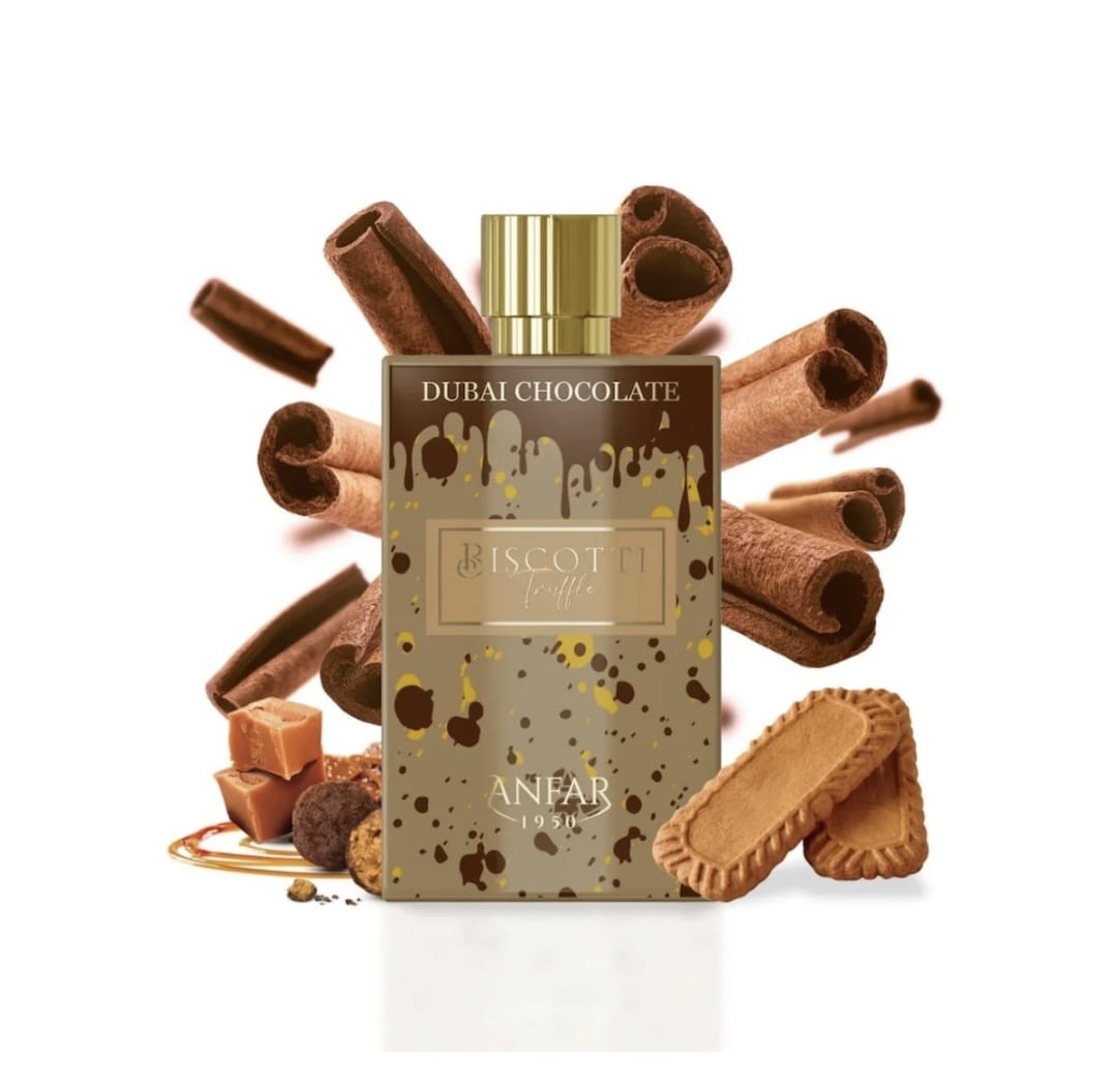 Anfar 1950 Dubai Chocolate - Biscotti Truffle - Extrait De Parfum - 80 ML - imagine 6