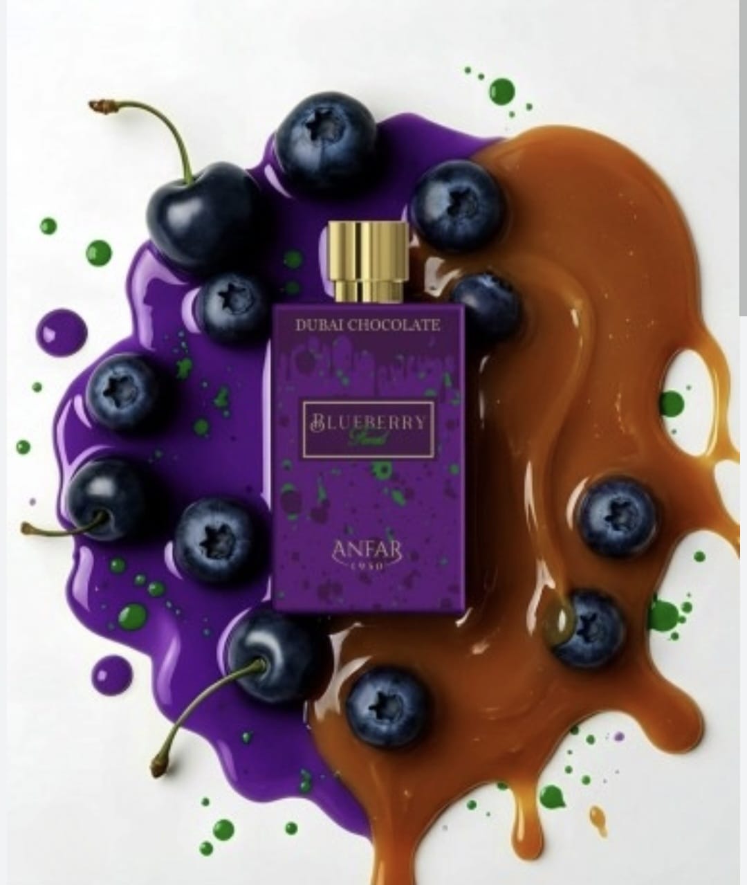 Anfar 1950 Dubai Chocolate - Blueberry Forest - Extrait De Parfum - 80 ML - imagine 3