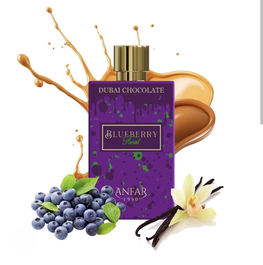 Anfar 1950 Dubai Chocolate - Blueberry Forest - Extrait De Parfum - 80 ML - imagine 4