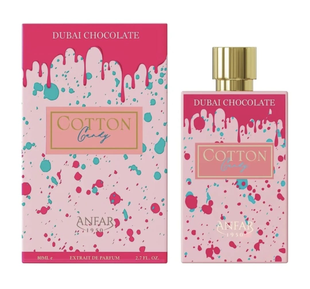 Anfar 1950 Dubai Chocolate - Cotton Candy - Extrait De Parfum - 80 ML