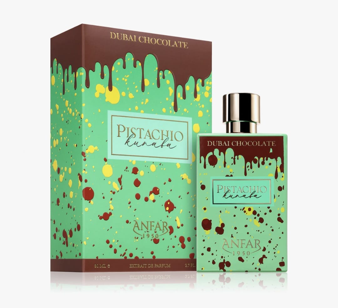 Anfar 1950 Dubai Chocolate - Pistachio Kunafa - Extrait De Parfum - 80 ML