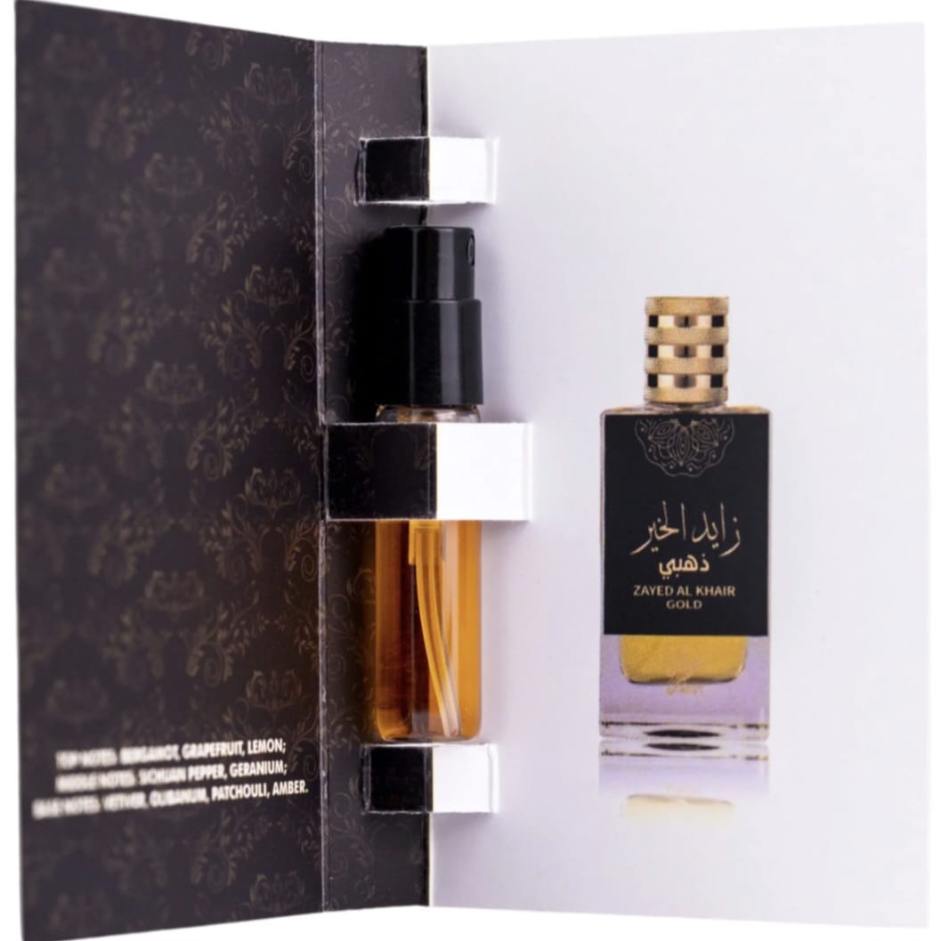 Attri Zayed Al Khair Gold - Eau De Parfum - 2 ML - imagine 3